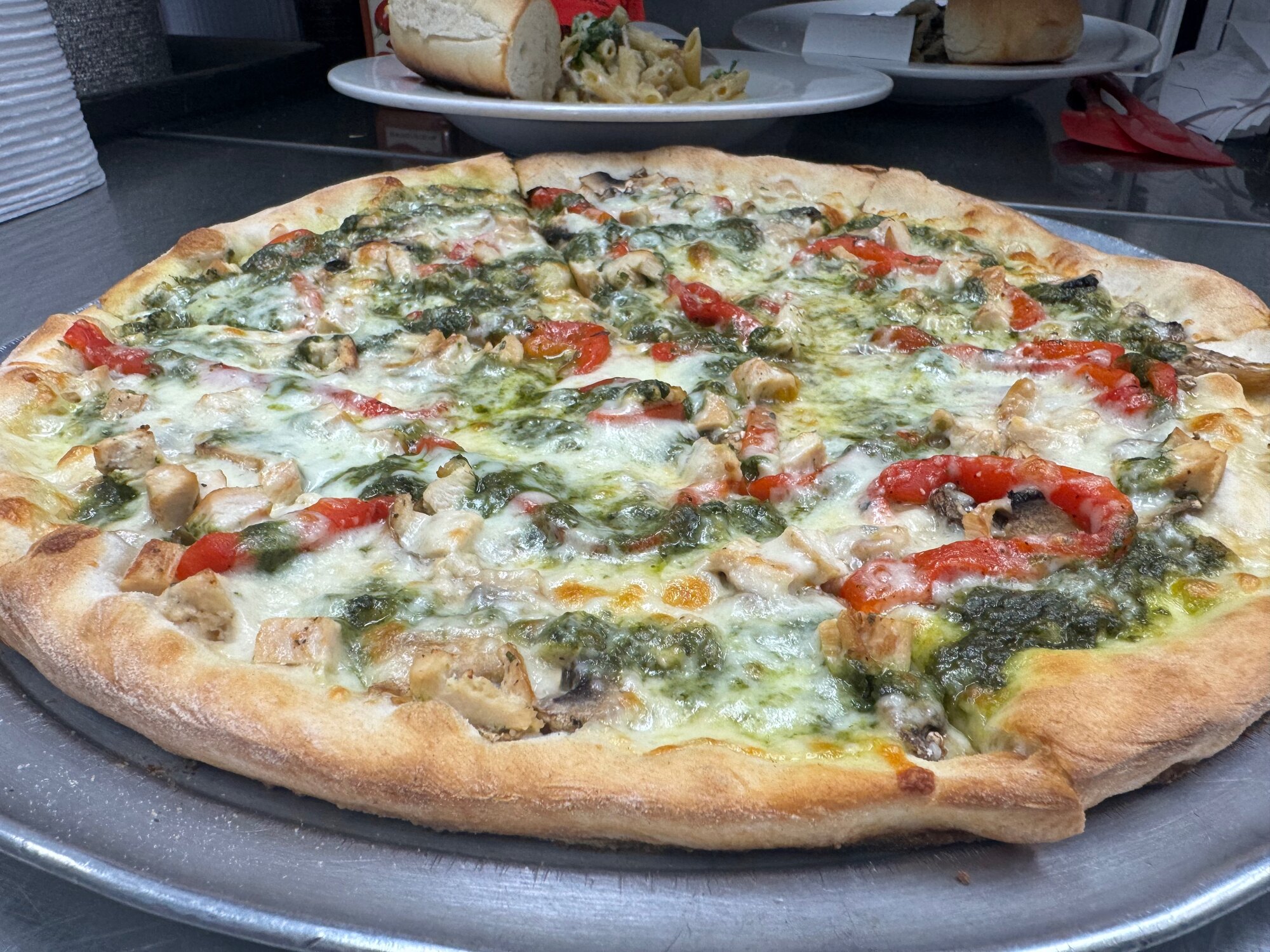 White Pizza pizza